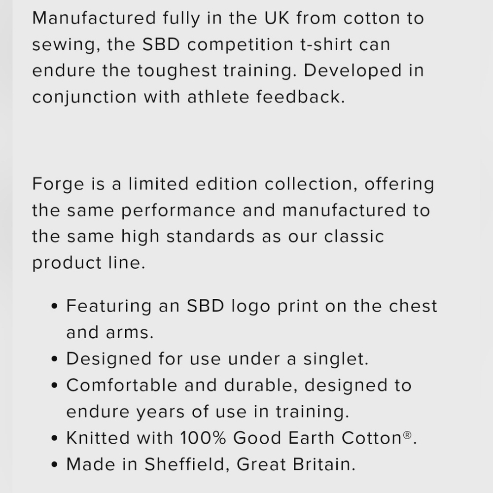 SBD Forge Competition T-Shirt - Picture 6 of 6